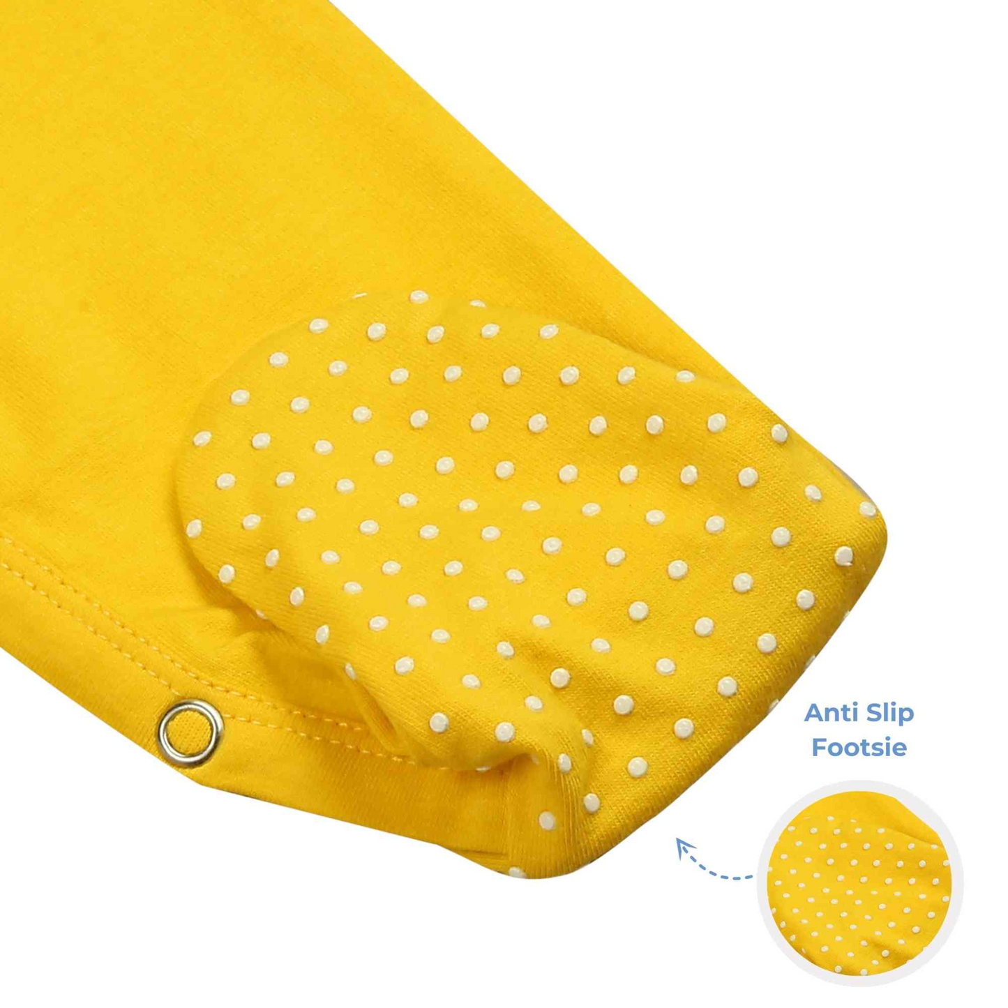 Romper with Footsie - Sunny Yellow