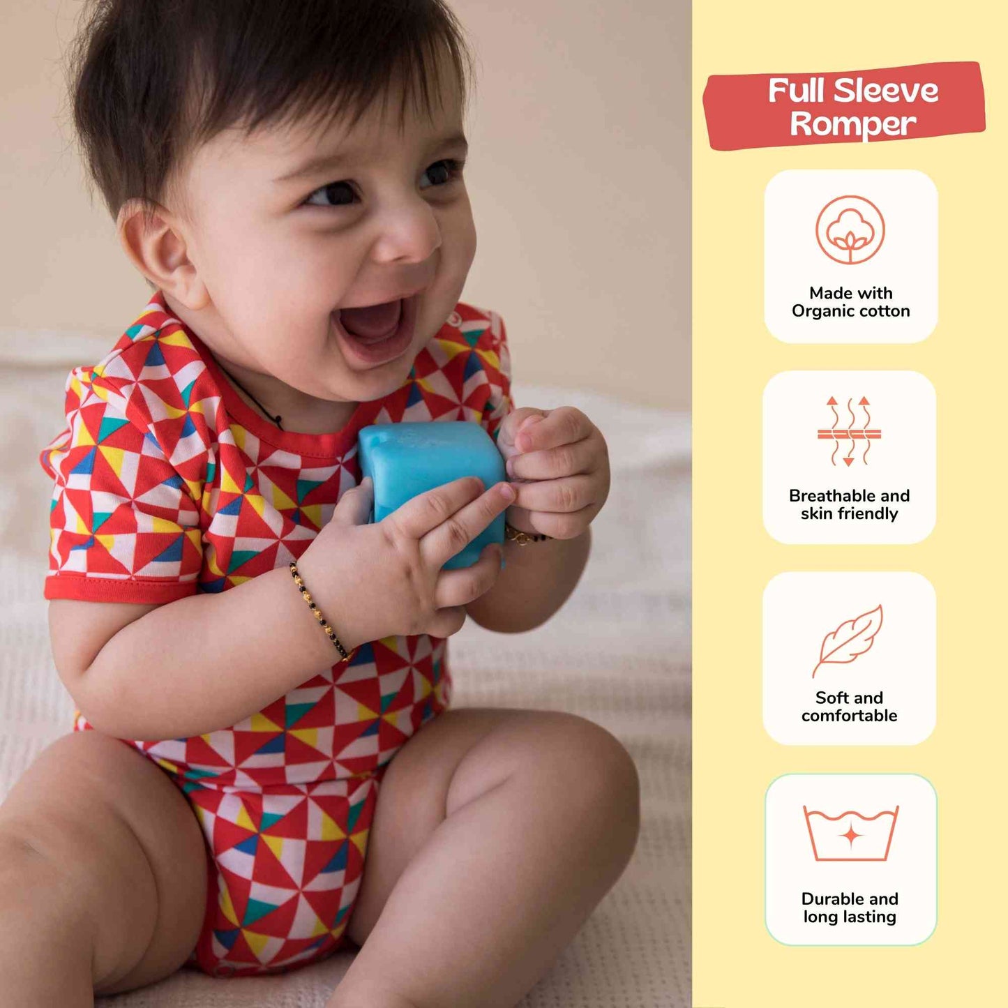 Half Sleeves Bodysuit - Pinwheel Parade