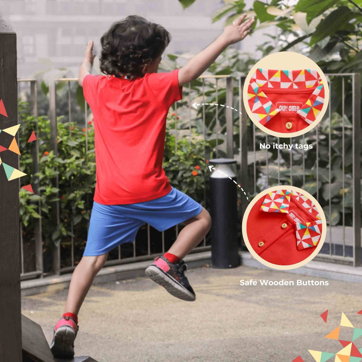 Polo T-Shirt - Pinwheel Parade