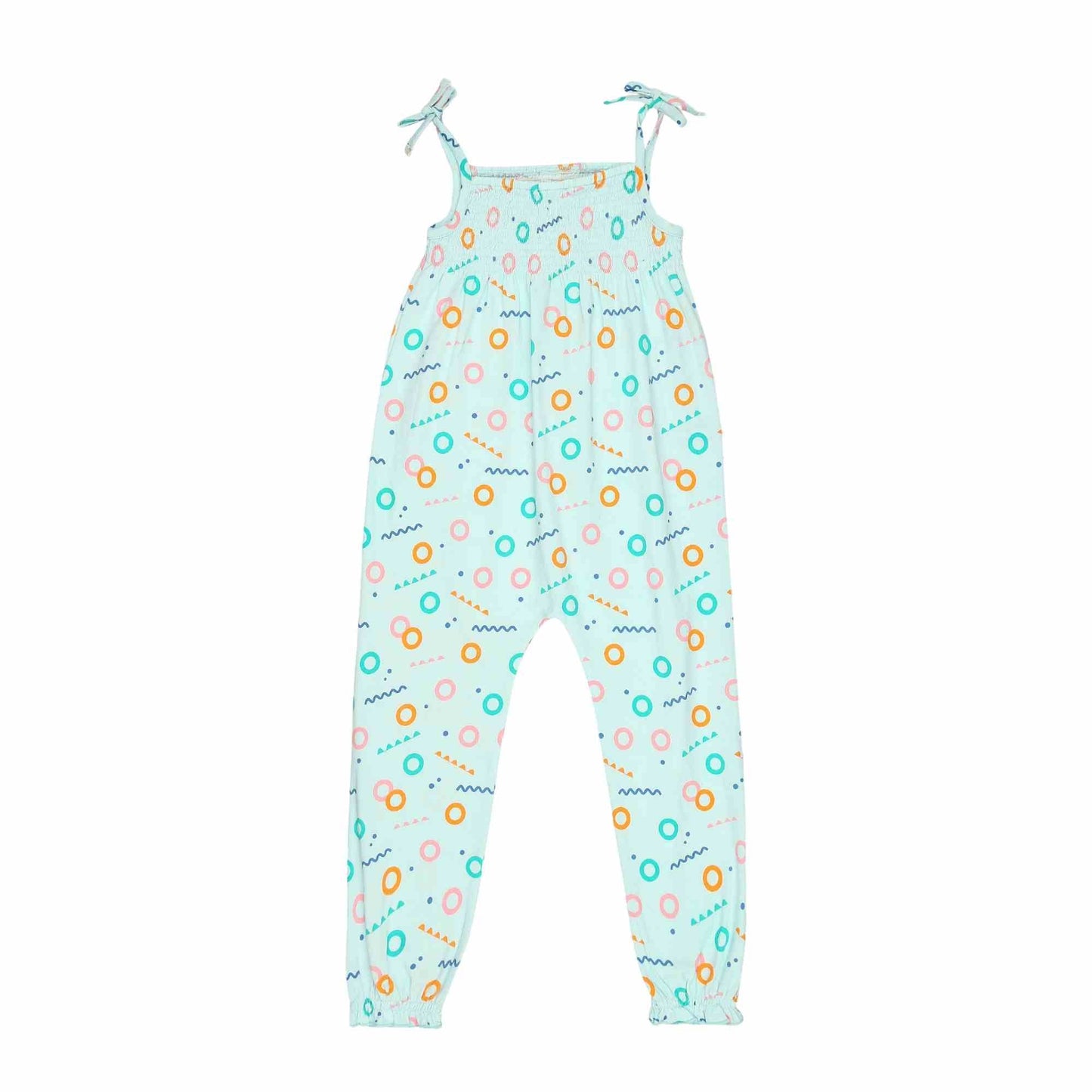 3 Pack Smoked Jumpsuit-Flamingo, Free Float & Indian Flora White