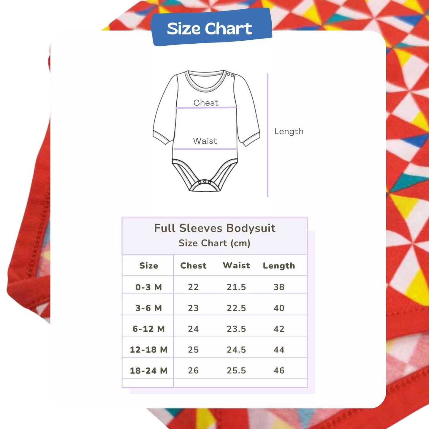 Full Sleeve Bodysuit - Pinwheel Paradise