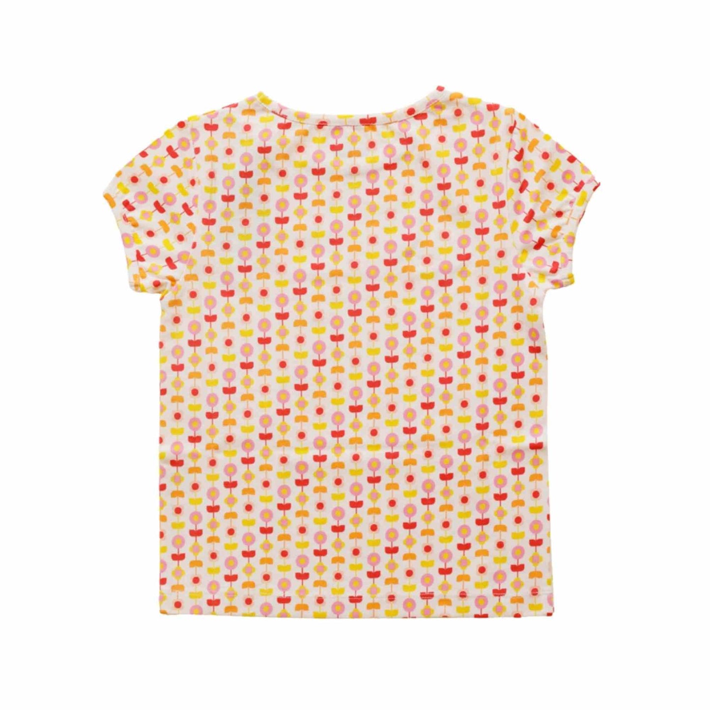 Short Sleeve Tee - Indian Flora White