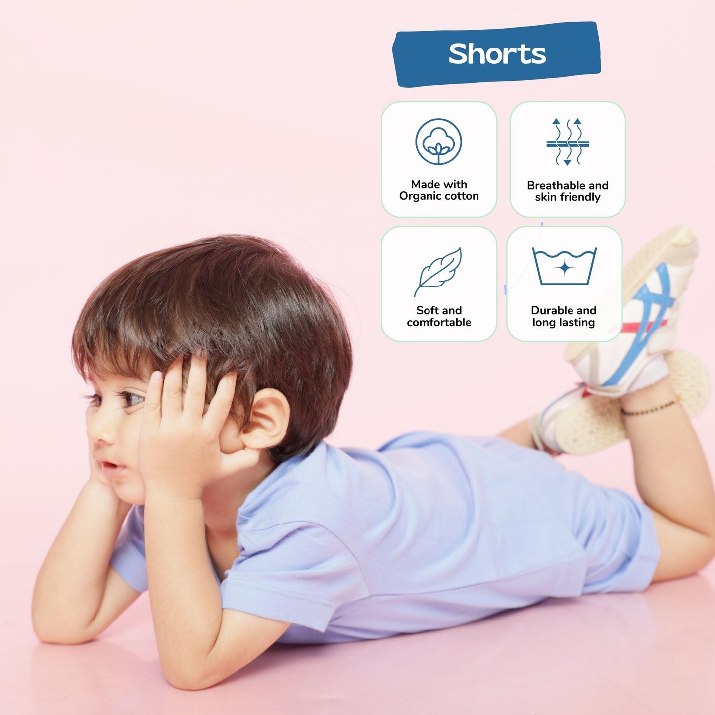 Unisex Shorts - Cornflower Blue