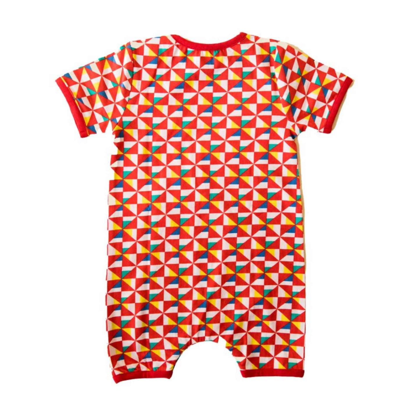 Half Romper - Pinwheel Parade