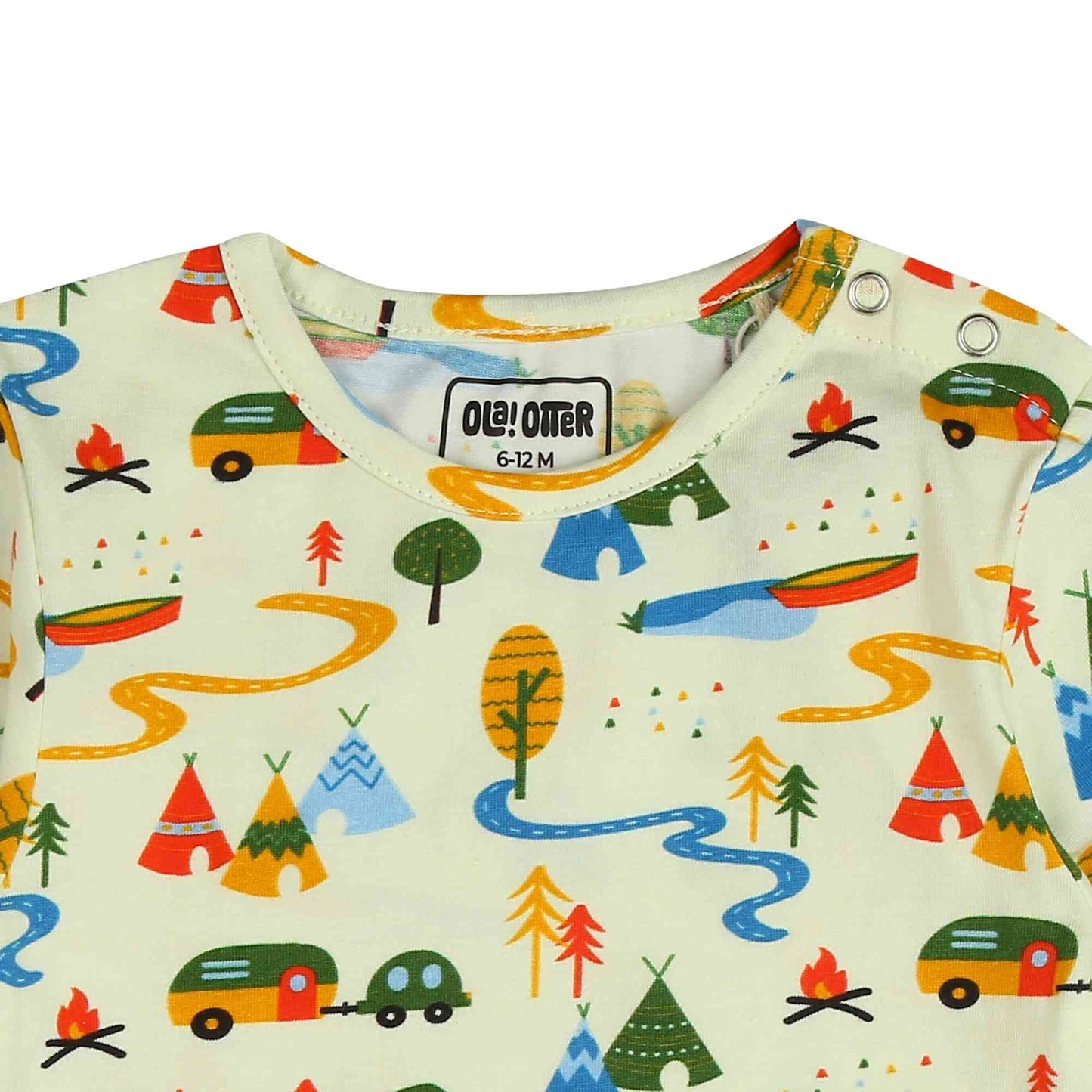 Full Sleeved Romper - Happy Camping