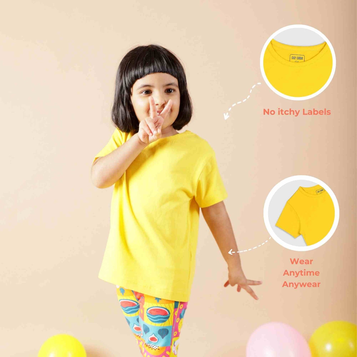 Oversize Tee - Sunny Yellow