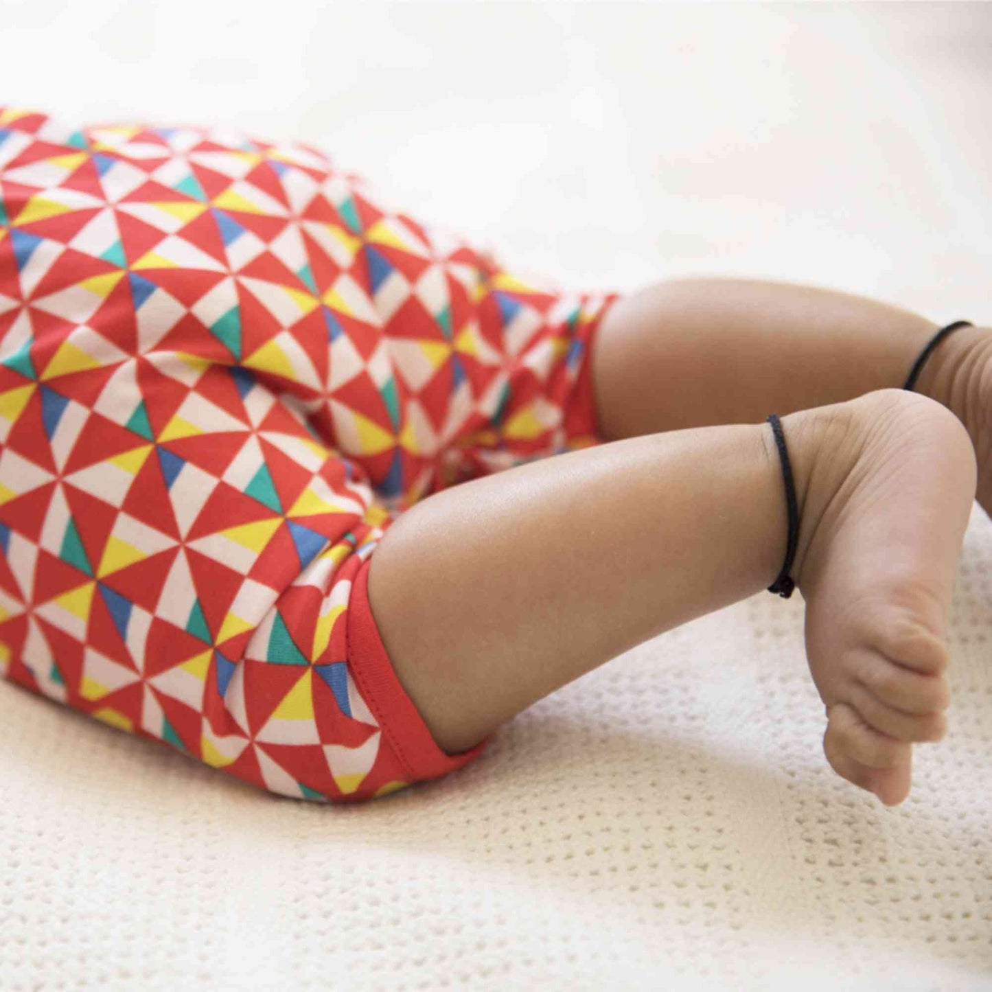 Half Romper - Pinwheel Parade