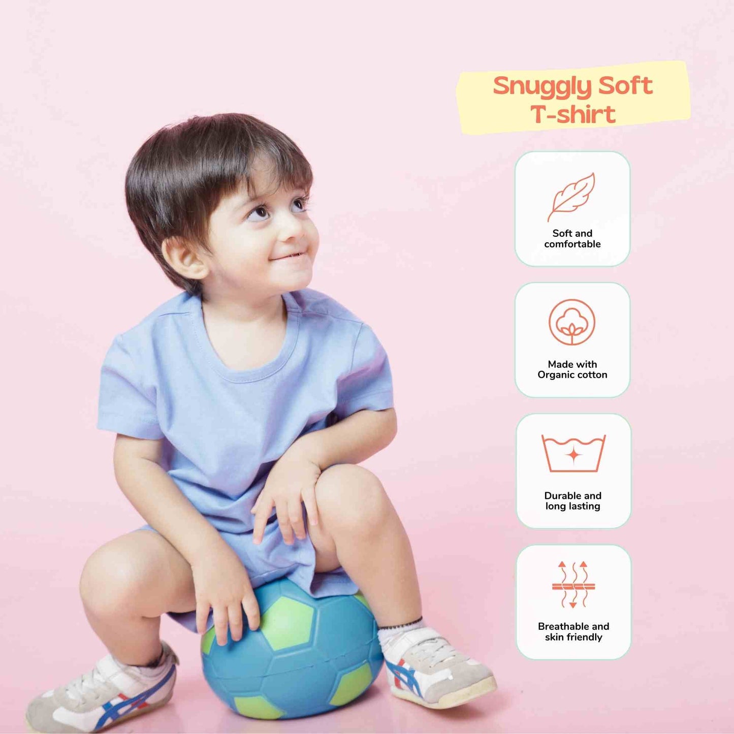 Oversize Tee - Bliss blue