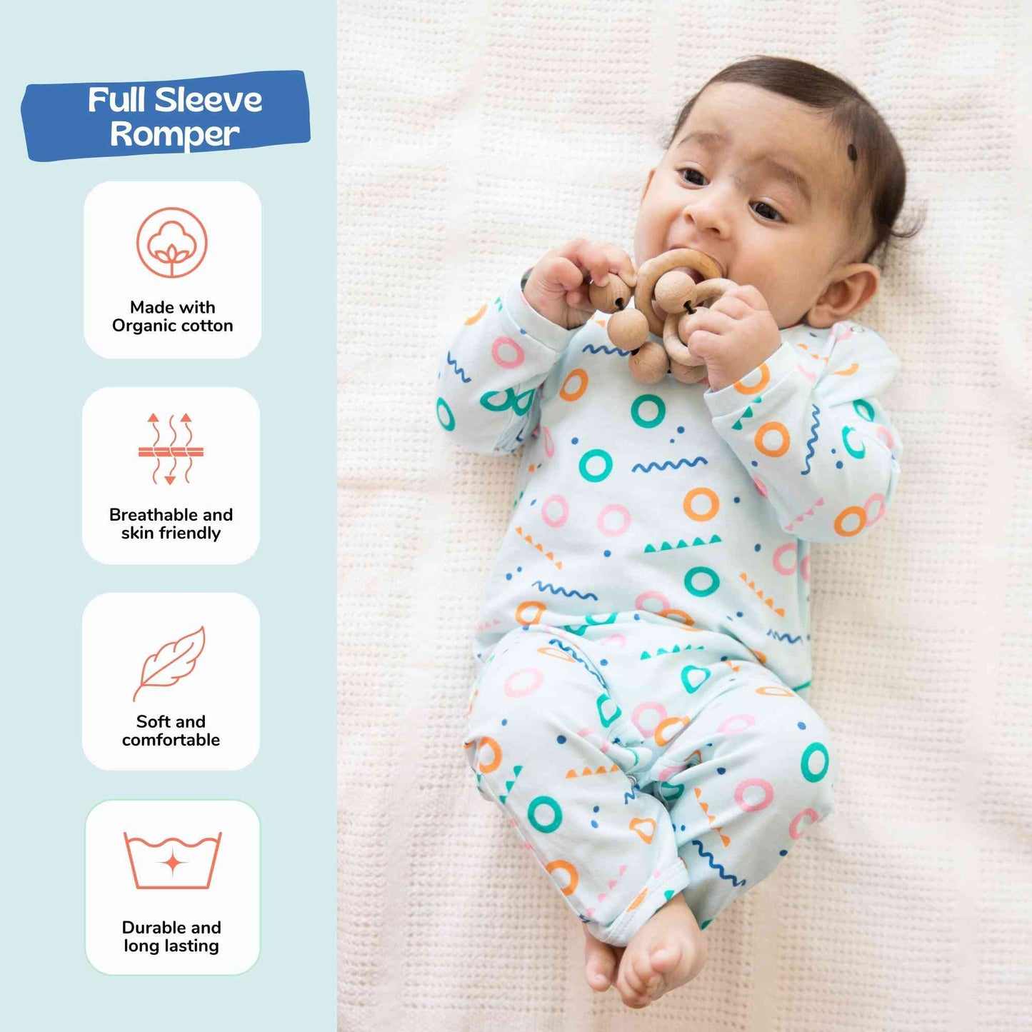 Full Sleeved Romper - Free Float