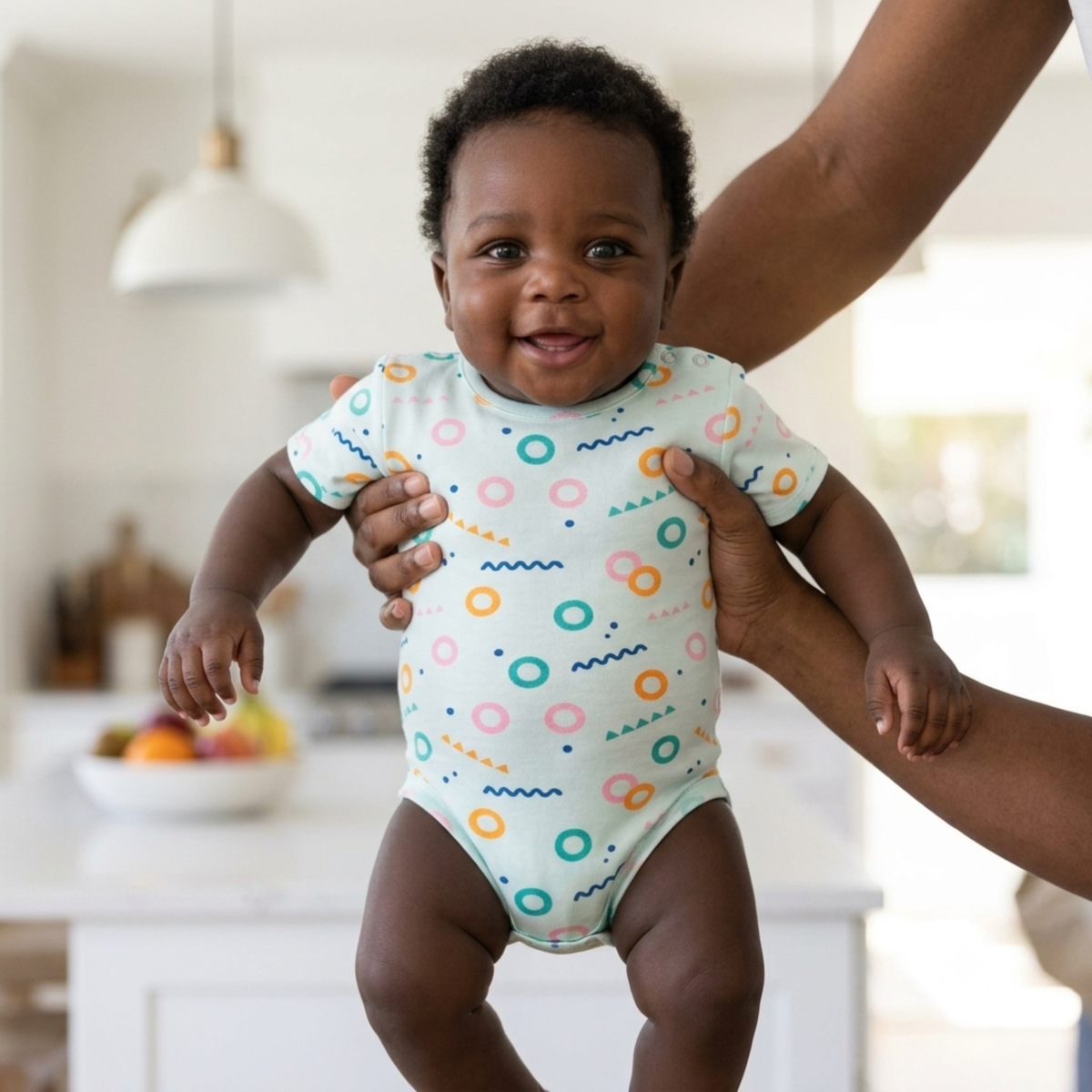 Ola! Otter Organic Cotton Half Sleeve Bodysuit for Babies | Baby Onesie | Baby Romper Sustainable Infant & Newborn Wear | Soft & Comfortable |