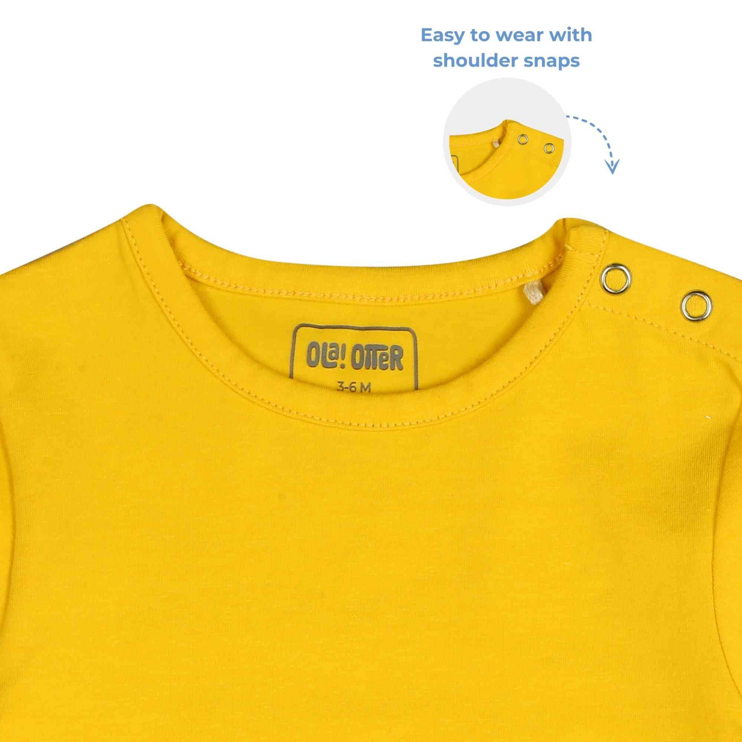 Romper with Footsie - Sunny Yellow