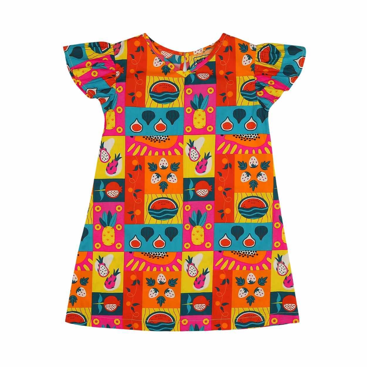 A-Line dress - Mixed Fruit