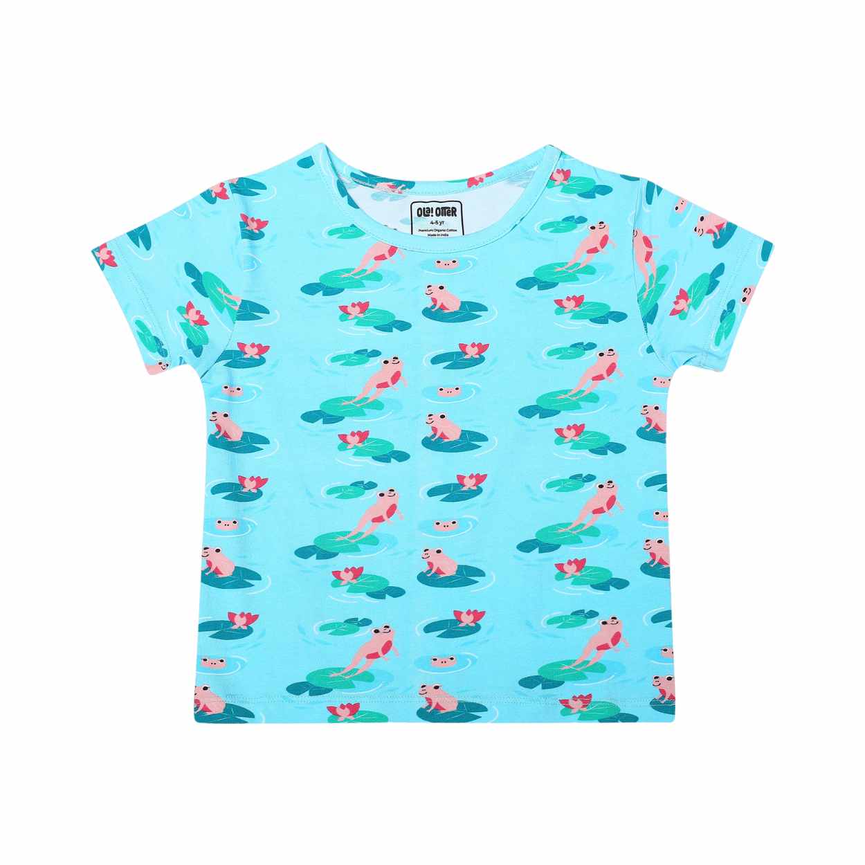 Oversize Tee - Frog & Lotus