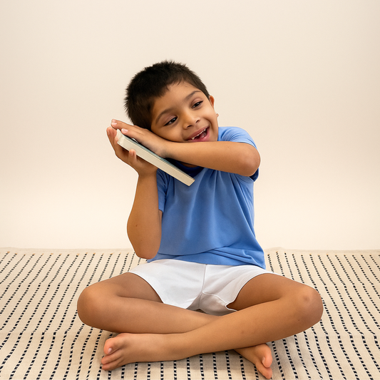 Oversize Tee - Bliss blue