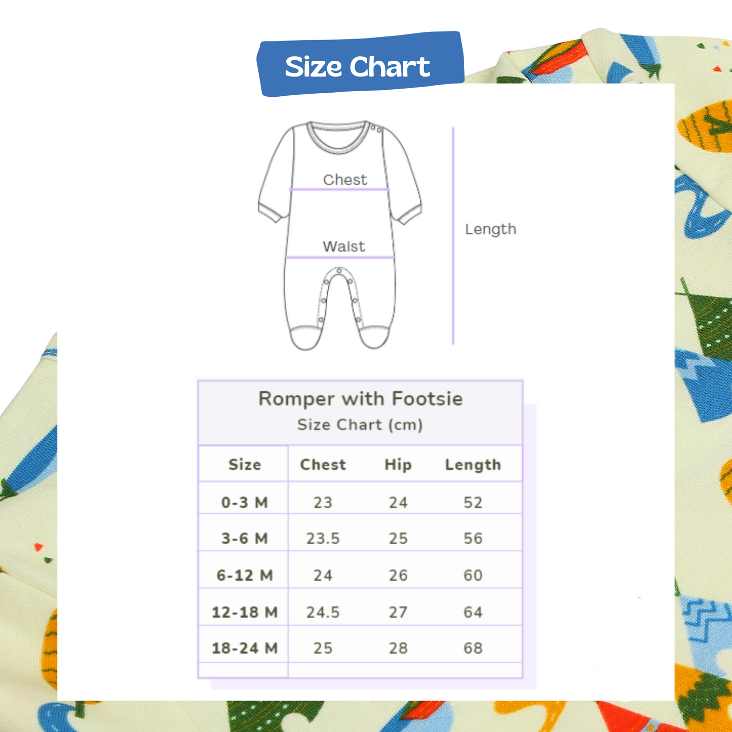 Romper with Footsie - Happy Camping