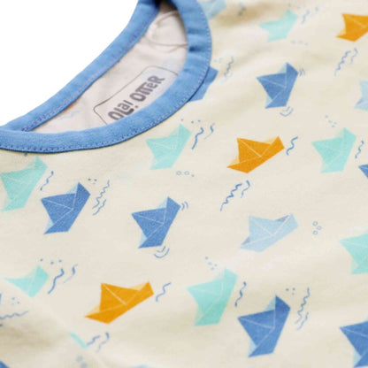 Ola! Otter Organic Cotton Half Sleeve Bodysuit for Babies | Baby Onesie | Baby Romper Sustainable Infant & Newborn Wear | Soft & Comfortable |