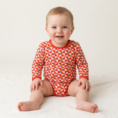 Ola! Otter Organic Cotton Full Sleeve Bodysuit for Babies | Baby Onesie | Baby Romper Sustainable Infant & Newborn Wear | Soft & Comfortable |