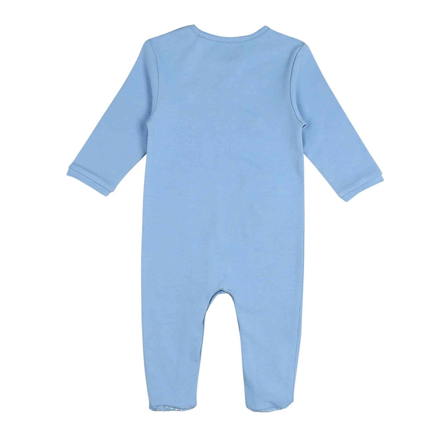 Romper with Footsie - Bliss Blue