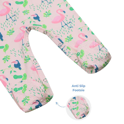 Ola! Otter Baby Romper with Footies | Cozy Cotton Footed Sleeper romper | Organic Cotton | Sustainable| Onesie |