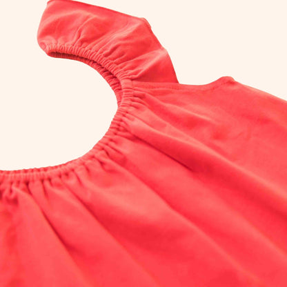 Ola! Otter Organic Cotton Co-ord Set for Girls | Sustainable Baby & Toddler Girl Outfit | Breezy Daisy & Gummy Birds Print | 18 Months–6 Years