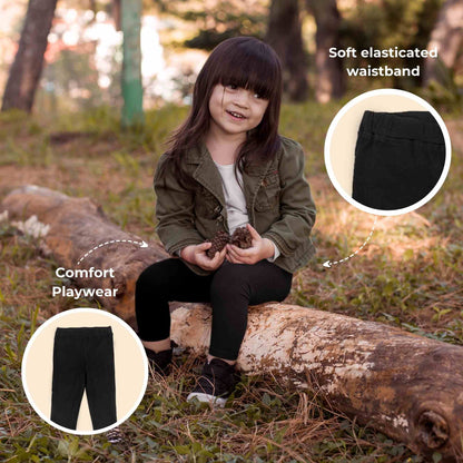 Girl Leggings - Black
