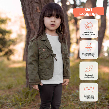 Girl Leggings - Black