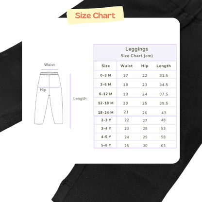 Girl Leggings - Black