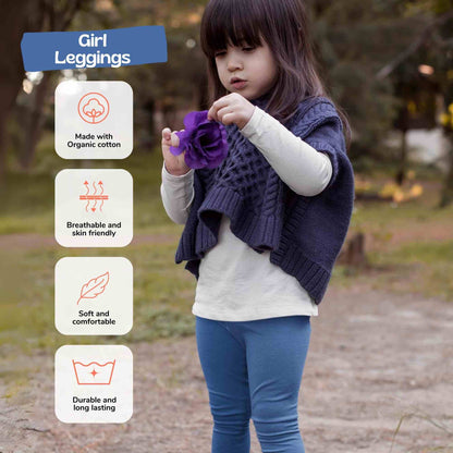 Girl Leggings - Blue