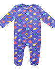Sleepsuit with Footsie - Fuzzy Fishes