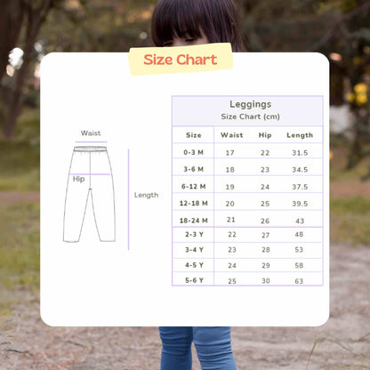 Girl Leggings - Blue