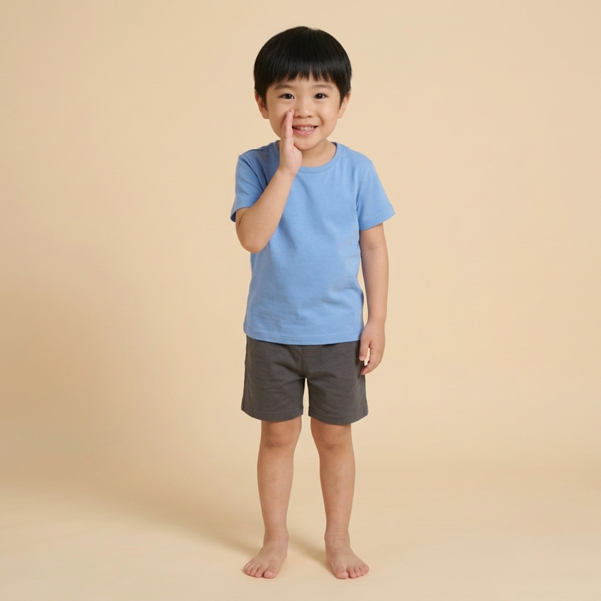 Ola! Otter Organic Cotton Oversized T-Shirt for Kids - Dandelion Yellow | Unisex Sustainable Tee | Soft & Breathable Baby & Toddler Wear |