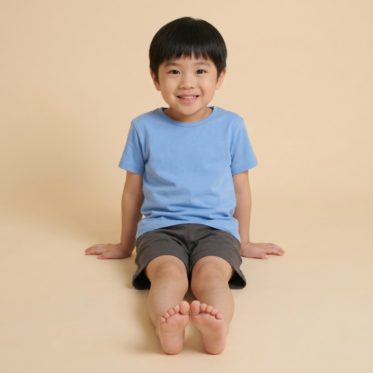 Ola! Otter Organic Cotton Oversized T-Shirt for Kids - Dandelion Yellow | Unisex Sustainable Tee | Soft & Breathable Baby & Toddler Wear |