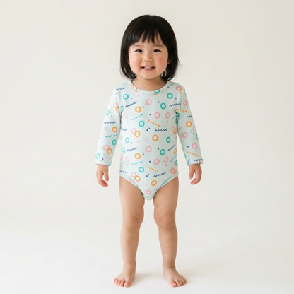 Ola! Otter Organic Cotton Full Sleeve Bodysuit for Babies | Baby Onesie | Baby Romper Sustainable Infant & Newborn Wear | Soft & Comfortable |