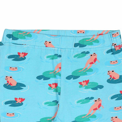Girl Leggings - Frog & Lotus