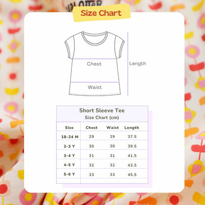 Short Sleeve Tee - Indian Flora White