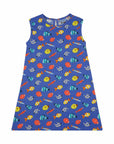 A-Line dress - Fuzzy Fishes