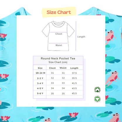 Oversize Tee - Frog & Lotus