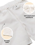 Unisex Shorts - White