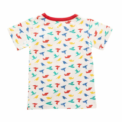 Ola! Otter Organic Cotton Oversized T-Shirt for Kids | Unisex Sustainable Tee | Soft & Breathable Baby & Toddler Wear |