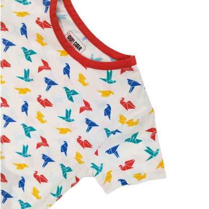 Oversize Tee - Gummy Birds