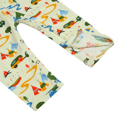 Full Sleeved Romper - Happy Camping