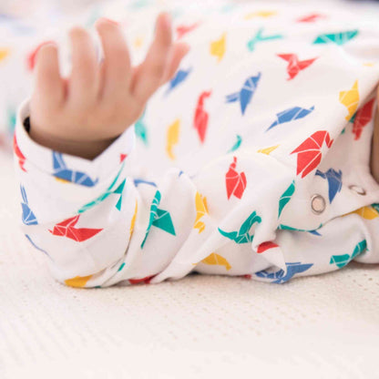 Ola! Otter Infant Full Sleeve Romper | Organic Cotton | Comfortable Everyday Baby Wear| Cozy Baby Sleep & Play Romper