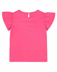 Flutter Sleeve Top - Pretty Pink