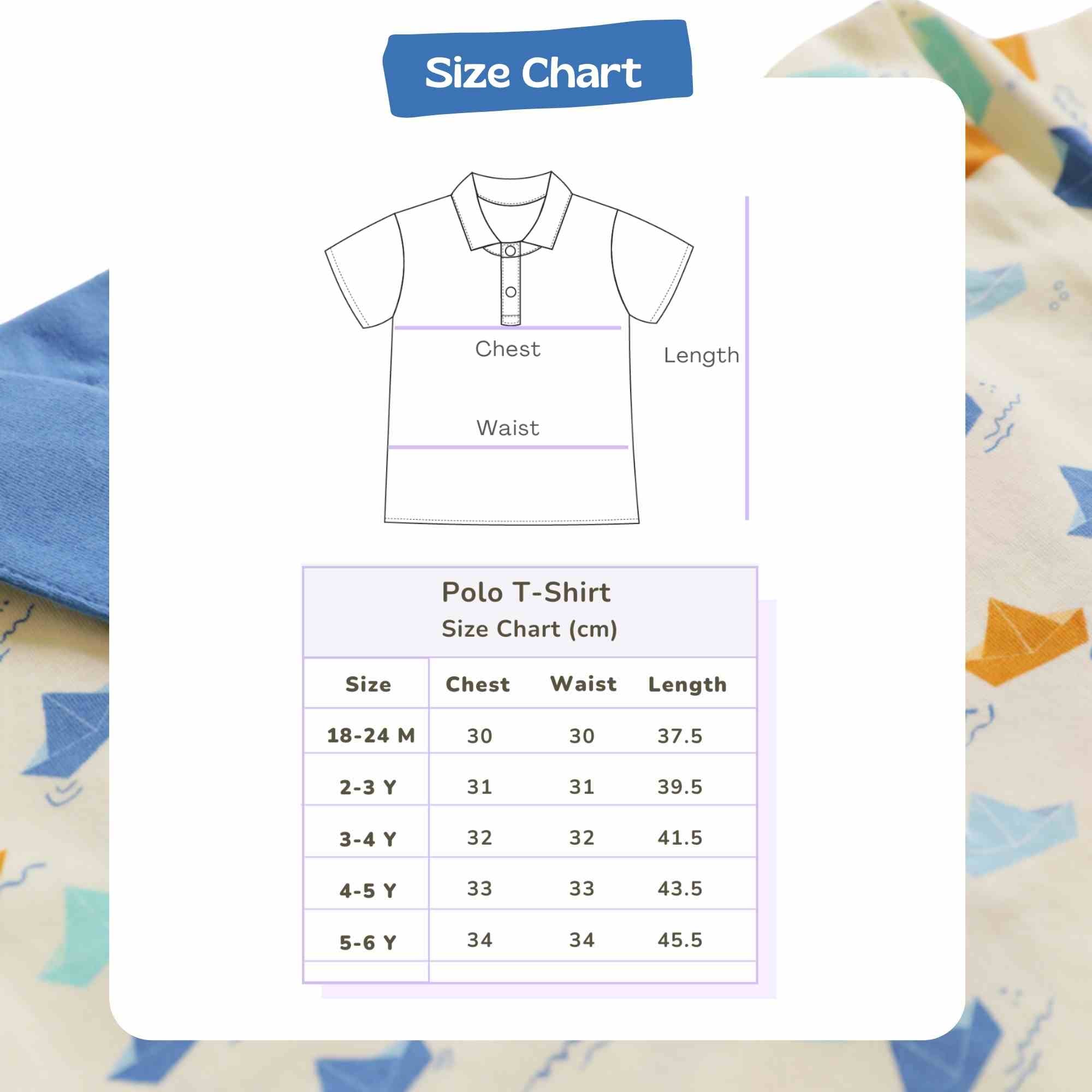 Polo T-Shirt - Paper Boat