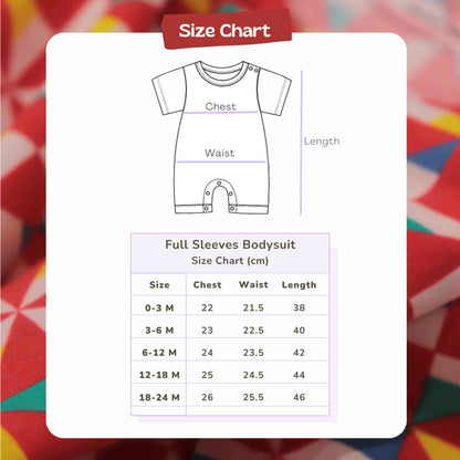 Ola! Otter organic cotton half sleeve baby romper in Pinwheel Parade print - view 5