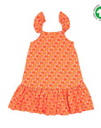 Strap Dress - Indian Flora Orange