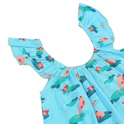 Frill top - Frog & Lotus