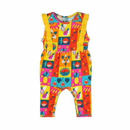 Frill Romper - Mixed Fruit