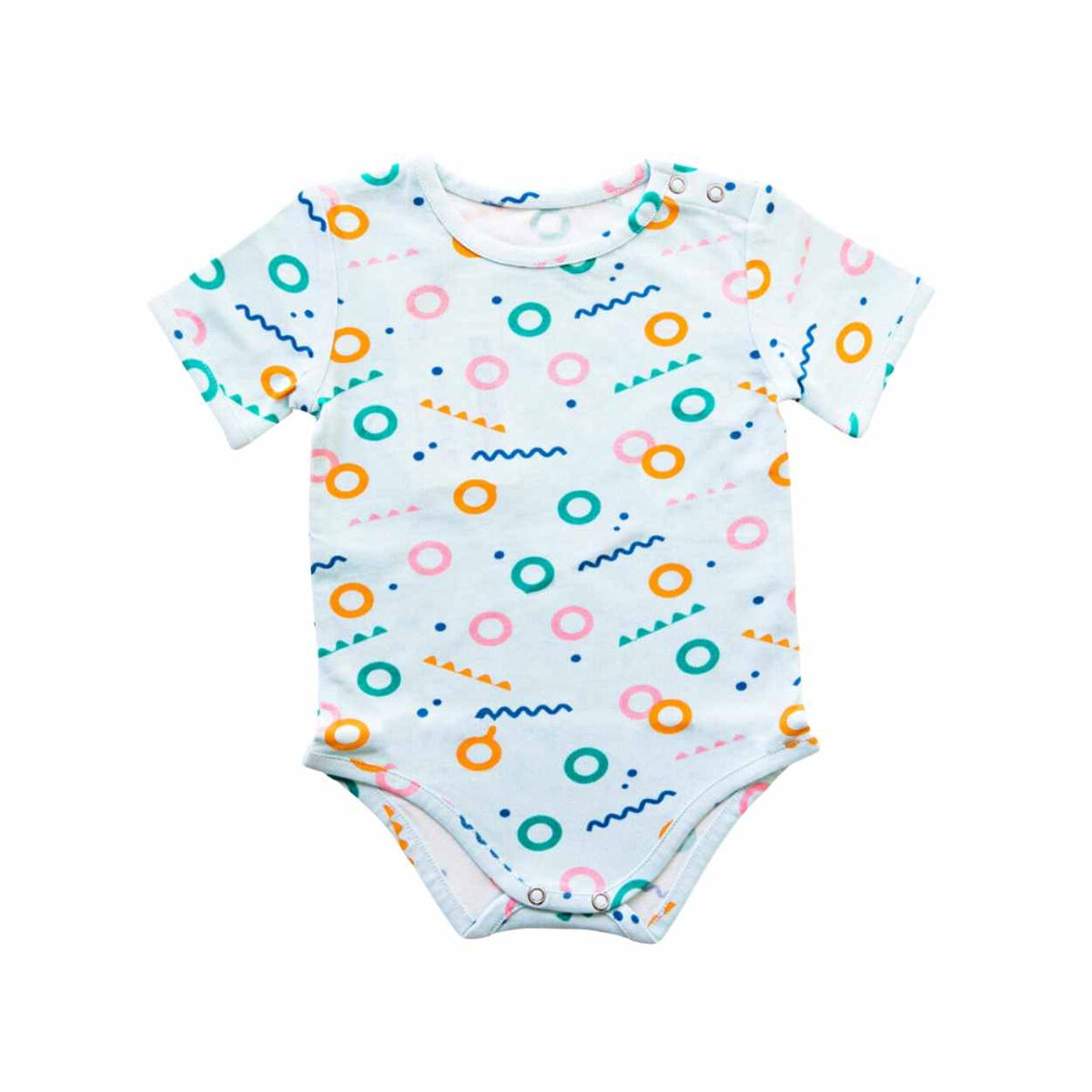 Ola! Otter organic cotton half sleeve baby bodysuit onesie - view 5