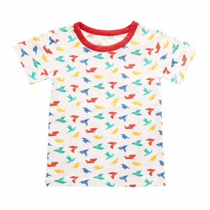 Ola! Otter Organic Cotton Oversized T-Shirt for Kids | Unisex Sustainable Tee | Soft & Breathable Baby & Toddler Wear |